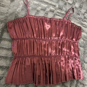 free people satin tank top